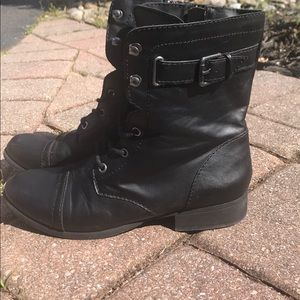 Black Combat Boots